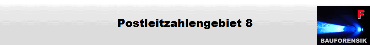 Postleitzahlengebiet 8